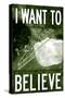 Area 51 I Want To Believe-null-Stretched Canvas