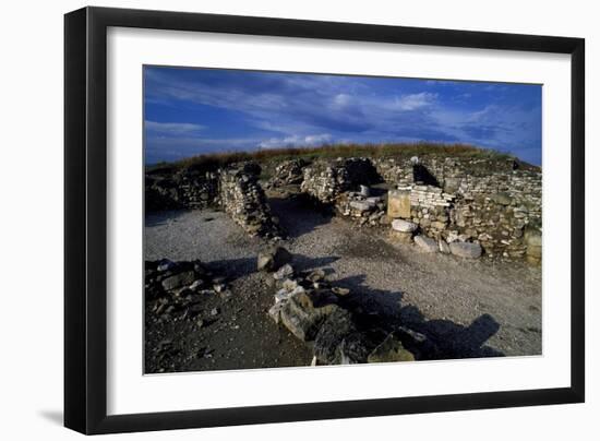 Area of Basilicas, Ancient City of Cannae, Battle of Cannae, Puglia, Italy-null-Framed Giclee Print