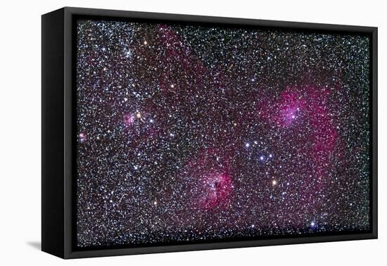 Area of Flaming Star Nebula and Complex in Auriga-null-Framed Stretched Canvas