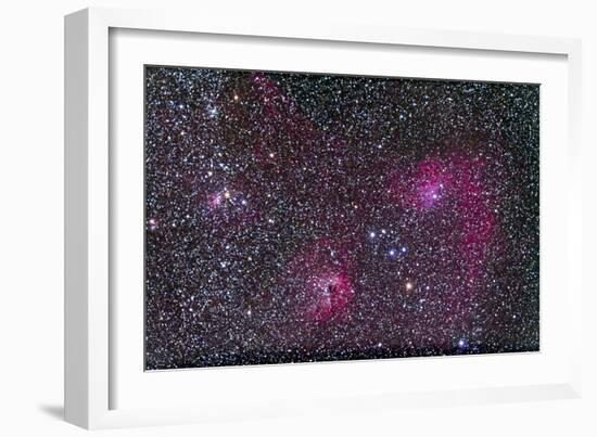 Area of Flaming Star Nebula and Complex in Auriga-null-Framed Photographic Print