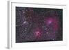 Area of Flaming Star Nebula and Complex in Auriga-null-Framed Photographic Print