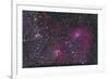 Area of Flaming Star Nebula and Complex in Auriga-null-Framed Photographic Print