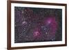 Area of Flaming Star Nebula and Complex in Auriga-null-Framed Photographic Print