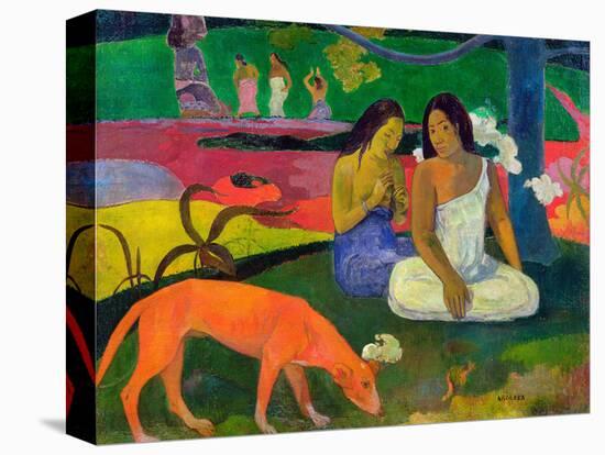 Arearea, 1892-Paul Gauguin-Stretched Canvas