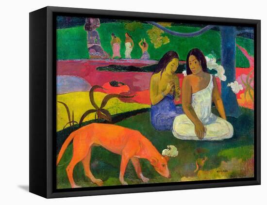 Arearea, 1892-Paul Gauguin-Framed Stretched Canvas