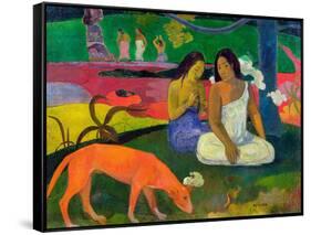 Arearea, 1892-Paul Gauguin-Framed Stretched Canvas