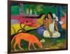 Arearea, 1892-Paul Gauguin-Framed Premium Giclee Print