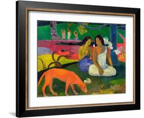 Arearea, 1892-Paul Gauguin-Framed Giclee Print