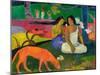Arearea, 1892-Paul Gauguin-Mounted Giclee Print