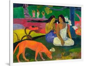 Arearea, 1892-Paul Gauguin-Framed Giclee Print