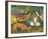 Arearea (Joke), 1892-Paul Gauguin-Framed Giclee Print