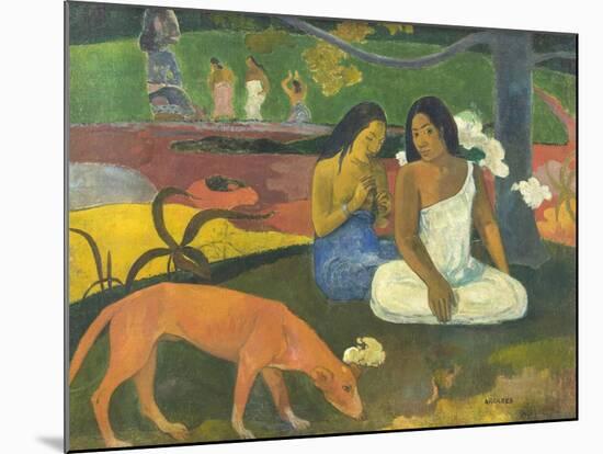 Arearea (Joke), 1892-Paul Gauguin-Mounted Giclee Print