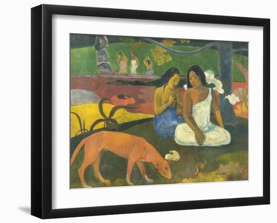 Arearea (Joke), 1892-Paul Gauguin-Framed Giclee Print