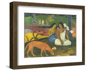 Arearea (Joke), 1892-Paul Gauguin-Framed Giclee Print