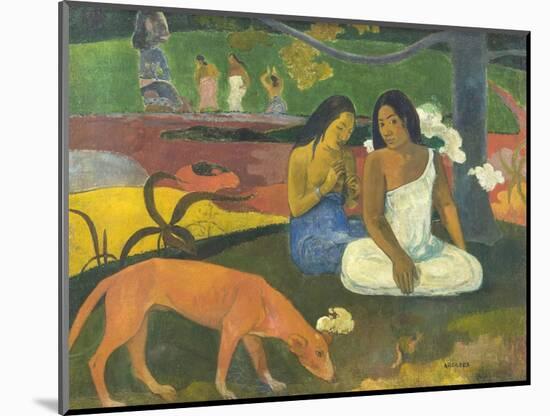 Arearea (Joke), 1892-Paul Gauguin-Mounted Giclee Print