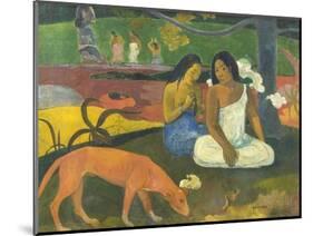 Arearea (Joke), 1892-Paul Gauguin-Mounted Giclee Print