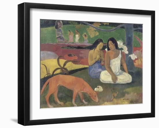 Arearea (Joyeusetés)-Paul Gauguin-Framed Giclee Print