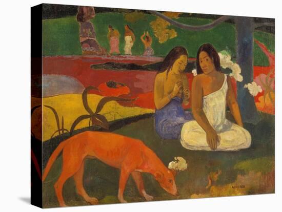 Arearea (The Red Dog), 1892-Paul Gauguin-Stretched Canvas