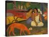 Arearea (The Red Dog), 1892-Paul Gauguin-Stretched Canvas