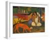 Arearea (The Red Dog), 1892-Paul Gauguin-Framed Giclee Print