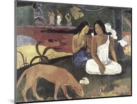 Arearea-Paul Gauguin-Mounted Giclee Print