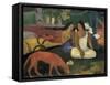 Arearea-Paul Gauguin-Framed Stretched Canvas