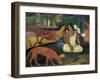 Arearea-Paul Gauguin-Framed Art Print