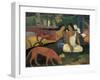 Arearea-Paul Gauguin-Framed Art Print