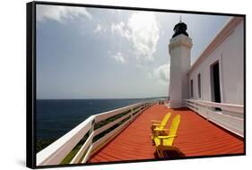 Arecibo Lighthouse, Puerto Rico-George Oze-Framed Stretched Canvas
