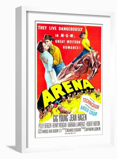 Arena-null-Framed Art Print