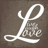 Live Laugh Love-arenacreative-Framed Art Print