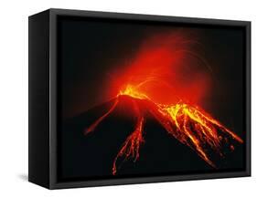 Arenal Erupting-Kevin Schafer-Framed Stretched Canvas