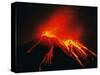 Arenal Erupting-Kevin Schafer-Stretched Canvas