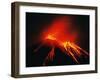 Arenal Erupting-Kevin Schafer-Framed Premium Photographic Print