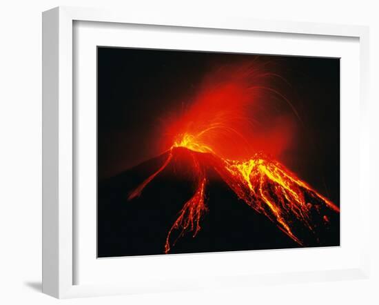 Arenal Erupting-Kevin Schafer-Framed Premium Photographic Print