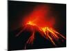 Arenal Erupting-Kevin Schafer-Mounted Premium Photographic Print