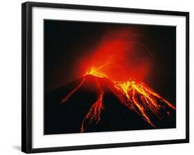 Arenal Erupting-Kevin Schafer-Framed Photographic Print