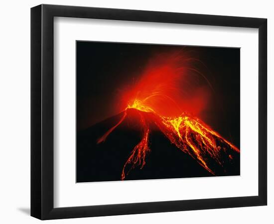 Arenal Erupting-Kevin Schafer-Framed Photographic Print