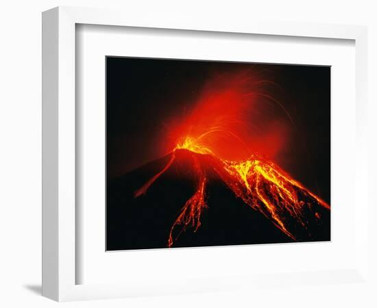 Arenal Erupting-Kevin Schafer-Framed Photographic Print