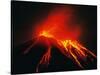 Arenal Erupting-Kevin Schafer-Stretched Canvas