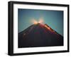 Arenal Volcano Erupting at Night, Costa Rica-Charles Sleicher-Framed Premium Photographic Print