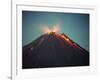 Arenal Volcano Erupting at Night, Costa Rica-Charles Sleicher-Framed Photographic Print