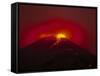 Arenal Volcano Erupting, Lava, Costa Rica-Robert Houser-Framed Stretched Canvas
