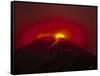 Arenal Volcano Erupting, Lava, Costa Rica-Robert Houser-Framed Stretched Canvas