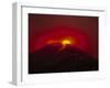 Arenal Volcano Erupting, Lava, Costa Rica-Robert Houser-Framed Premium Photographic Print