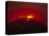 Arenal Volcano Erupting, Lava, Costa Rica-Robert Houser-Stretched Canvas