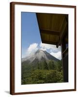 Arenal Volcano from Arenal Volcano Observatory Lodge, Costa Rica, Central America-R H Productions-Framed Photographic Print