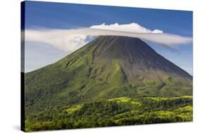 Arenal Volcano-Nick Ledger-Stretched Canvas