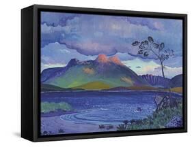 Arenig, North Wales-James Dickson Innes-Framed Stretched Canvas