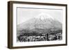 Arequipa and Mount Misti, Peru, 1895-null-Framed Giclee Print